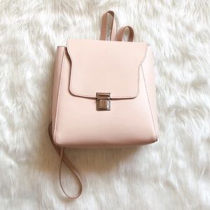 Brandy Melville Pink Faux Leather Backpack